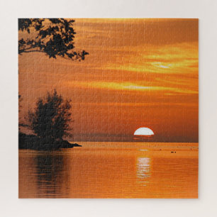 Key West, Sonnenuntergang in Florida, schönes Fot Puzzle