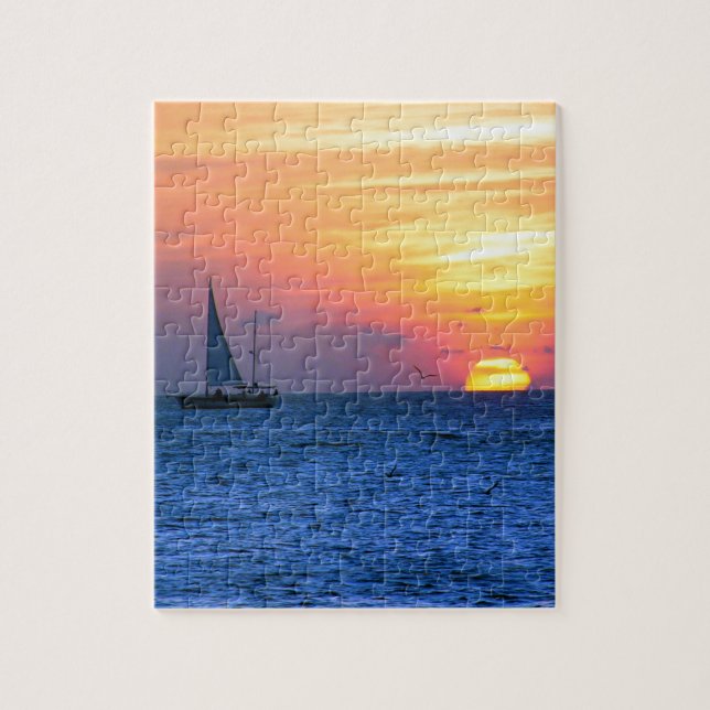 Key West-Sonnenuntergang Puzzle (Vertikal)
