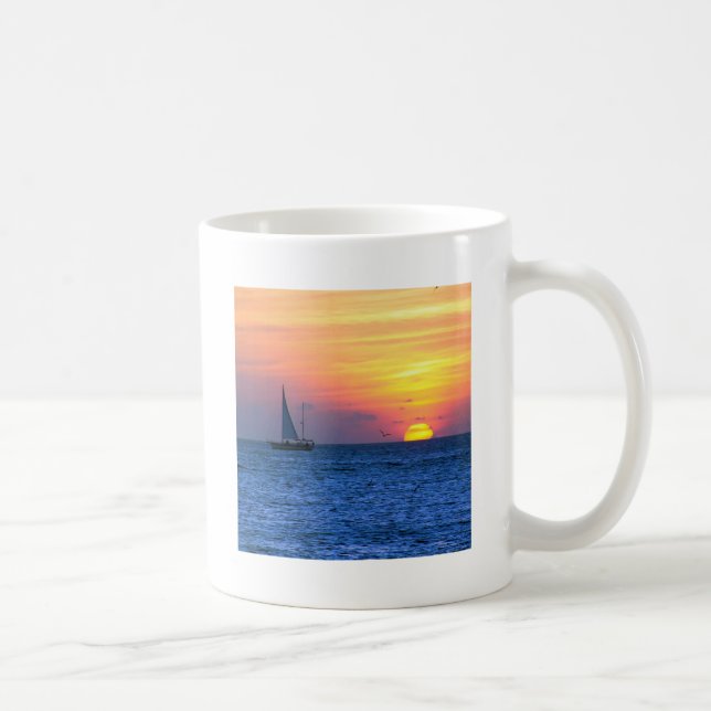 Key West-Sonnenuntergang Tasse (Rechts)