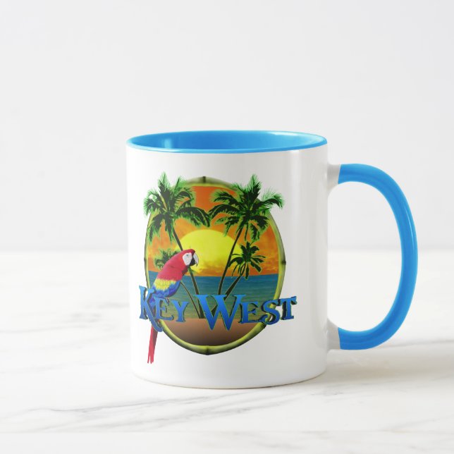 Key West-Sonnenuntergang Tasse (Rechts)