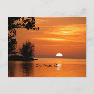 Key West, Sonnenuntergang von Florida, Postkarte