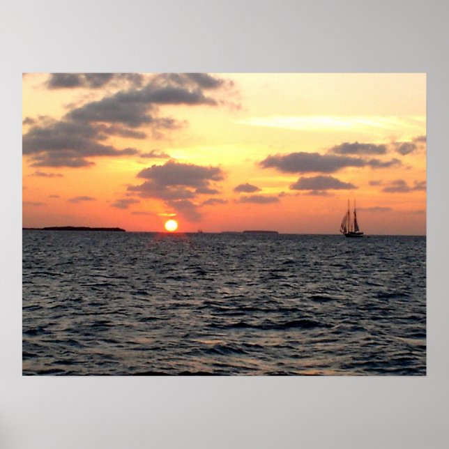 Key West Sunset - Florida Poster (Vorne)