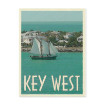 Key West Sunset Key Vintager Stil