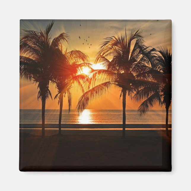 Key West Sunset Magnet (Vorne)