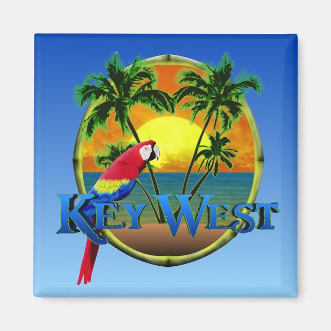 Key West Sunset Magnet (Vorne)