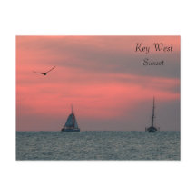 Key West Sunset Postcard