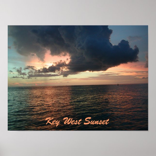 Key West Sunset Poster (Vorne)