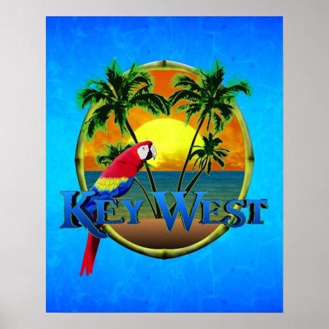 Key West Sunset Poster (Vorne)