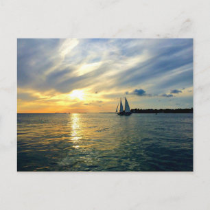 Key West Sunset Postkarte