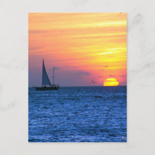 Key West Sunset Postkarte