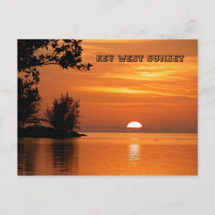 Key West Sunset Postkarte