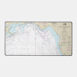 Key West to Mississippi River Nautical Chart Schreibtischunterlage