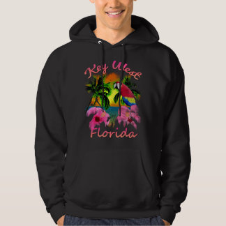 Key West Tropical Beach Sunset Long Sleeve Hoodie