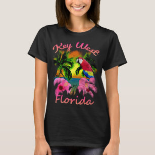 Key West Tropical Beach Sunset Long Sleeve T-Shirt