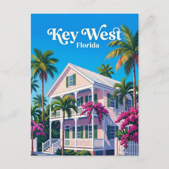 Key West USA Postkarte (Vorderseite)