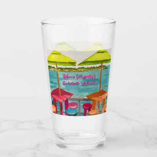 Key West Vibes Bachelorette Wochenende Glas
