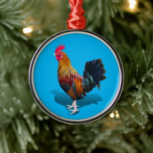 Key West - Zigeunerhahn Ornament Aus Metall