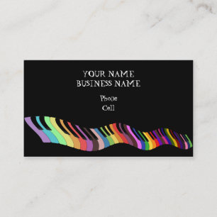 Keybaord - Musikindustrie-Karte Visitenkarte