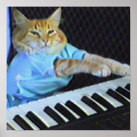 Keyboard Cat Canvas Print!