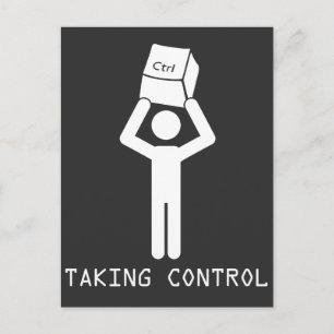 Keyboard-Kontrolle-Programmierer Computerwissensch Postkarte