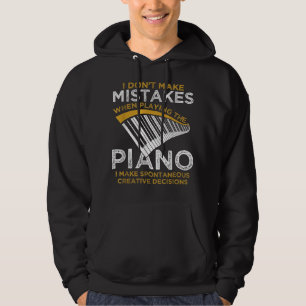 Keyboard Pianist gibt Musikerpiano Hoodie