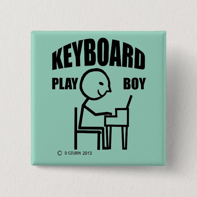 Keyboard Play Boy Button (Vorderseite)