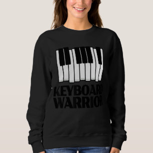 Keyboard Warrior Music Dj Synth Synthesizer Sweatshirt
