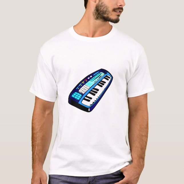 KeyboardElectricBlue T-Shirt (Vorderseite)