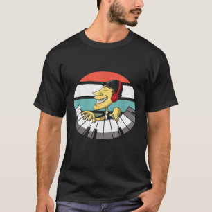Keyboarder Piano Pianist Synthesizer Player DJ Vin T-Shirt
