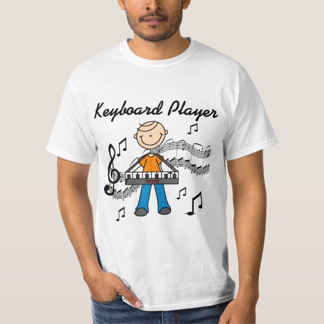 Keyboarder-T-Shirts und Geschenke T-Shirt (Vorderseite)