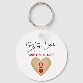 Keychain - Bet on Love, Casino Bachelorette Schlüsselanhänger
