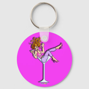 Keychain - Girl in a Martini, Lil' Red Schlüsselanhänger