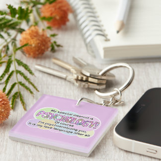 Keychain Psychology Love Language (ADHD, Autistic) Schlüsselanhänger