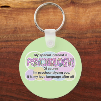 Keychain Psychology Love Language (ADHD, Autistic) Schlüsselanhänger