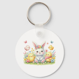 Keychain-Spring Floral Keychain Schlüsselanhänger
