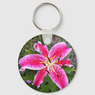 Keychain - Stargazer Lily Schlüsselanhänger