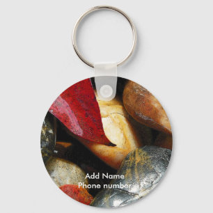 Keychain Stones Add Name and Your Phone number Schlüsselanhänger