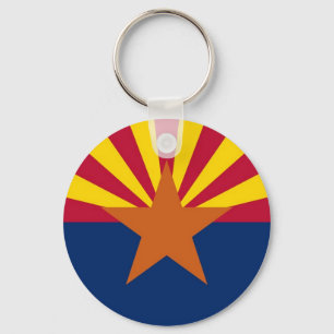 Keychain with Flag of Arizona State Schlüsselanhänger