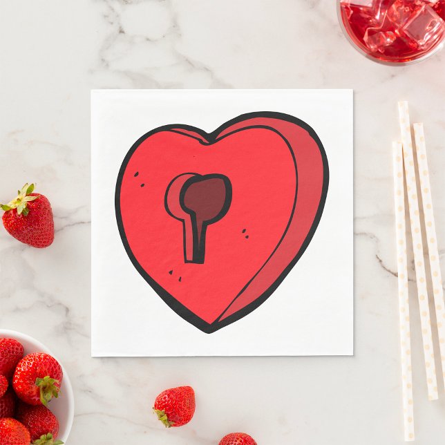 Keyhole Heart Serviette (Von Creator hochgeladen)