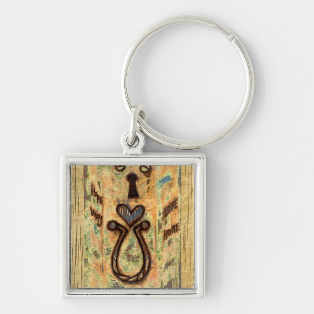 Keyhole & Herz Schlüsselanhänger (Vorne)