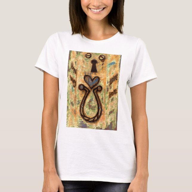 Keyhole & Herz T-Shirt (Vorderseite)
