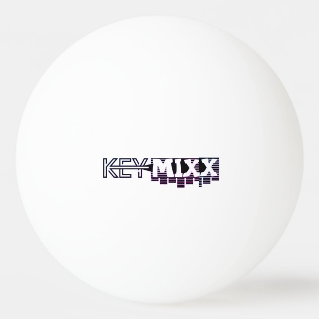 KEYMIXX. Tischtennisball (Vorderseite)