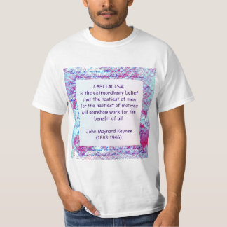 KEYNES auf KAPITALISMUS-T - Shirt