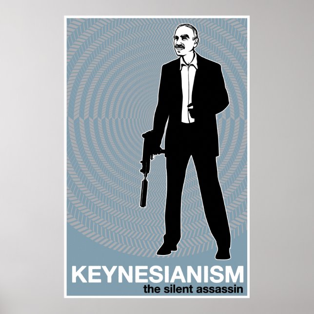 Keynesianismus Print Poster (Vorne)