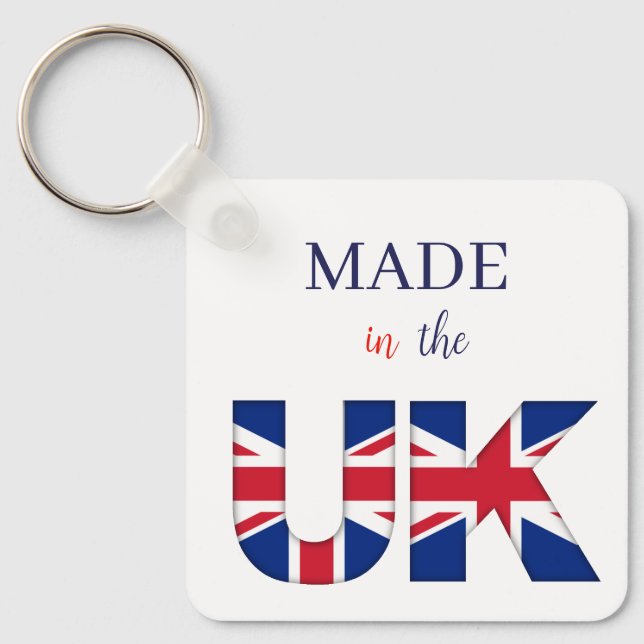 Keyring - Made in UK Schlüsselanhänger (Vorderseite)