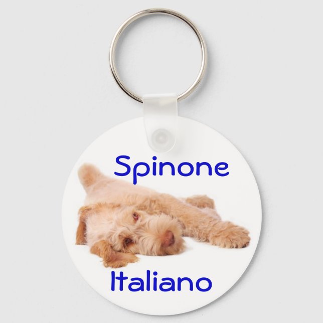 Keyring - Spinone Italiano. Schlüsselanhänger (Vorderseite)