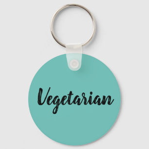 Keyring - Vegetarischer Ozean Blau Schlüsselanhänger