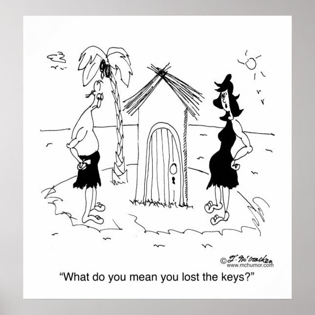 Keys auf der Wüsteninsel verloren Poster (Vorne)