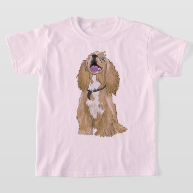 Keys der Zwerg-Cocker-Spaniel T-Shirt (Ablage )