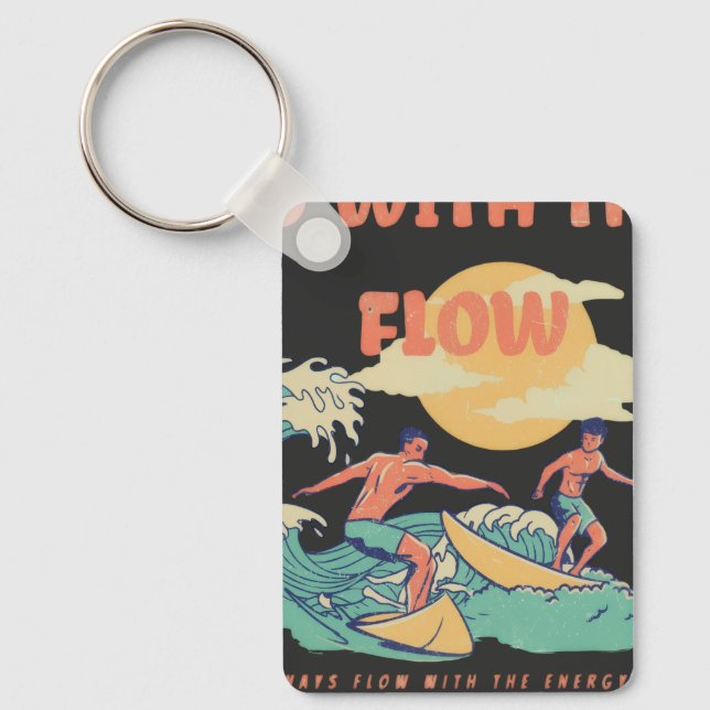 Keys Energy Flow Lessons Learn Keychain Schlüsselanhänger (Vorderseite)